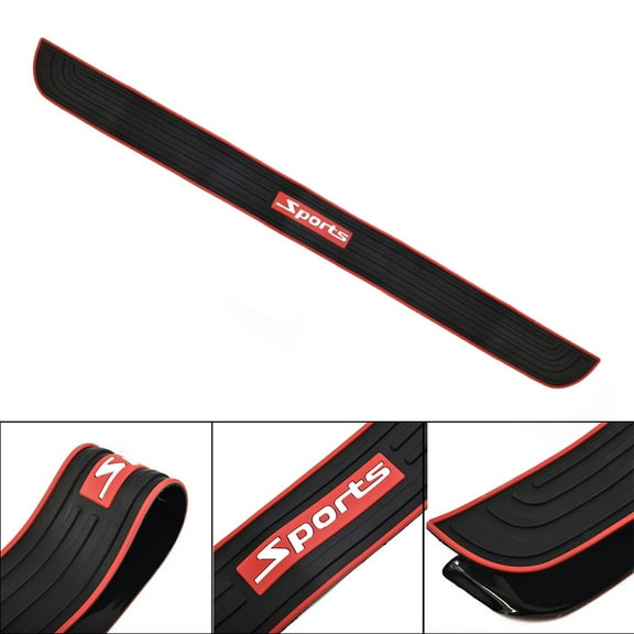 BAMILL 90cm Universal Car Rear Trunk Sill Bumper Guard Protector Rubber Pad Cover Strip