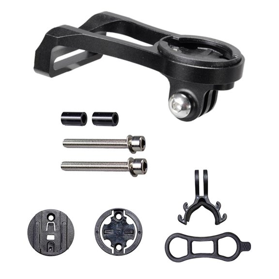 BAMILL Aluminum Bike Computer Mount Extender for MTB/Road Bikes Black