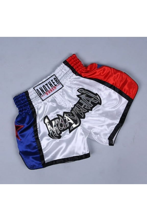 Anotherboxer Unisex Muay Thai Boxing Shorts Breathable MMA Kickboxing Fighting