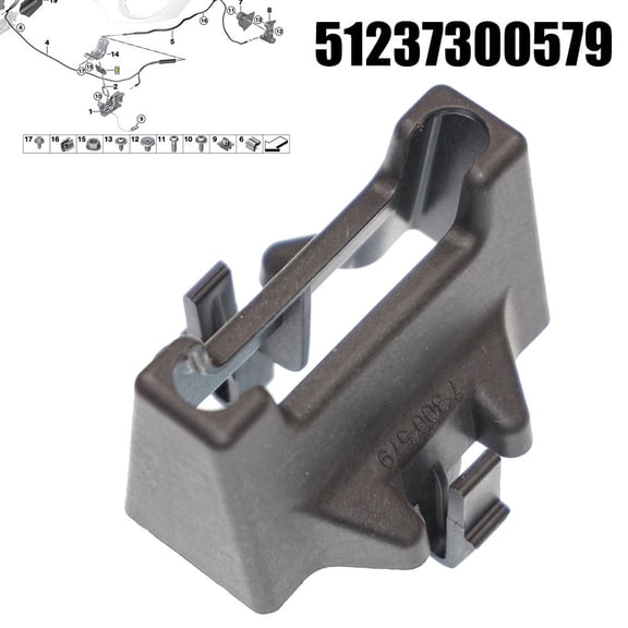 BAMILL Bonnet Hood Lock Anti-Tamper Shield For Bmw For Mini F55-F57 51237300579