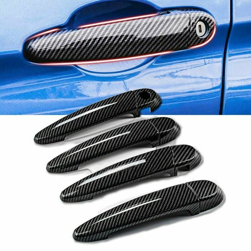 BAMILL Carbon Fiber Door Handle Covers Trims For BMW 320i 328i 325i ...