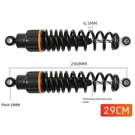 BAMILL Electric vehicle shock absorber spring motorcycle rear shock absorber 25-31cm 29cm