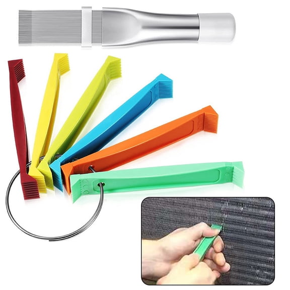 BAMILL FCR6 Fin Comb Tool Set for Air Conditioner Straighten Evaporator Condenser