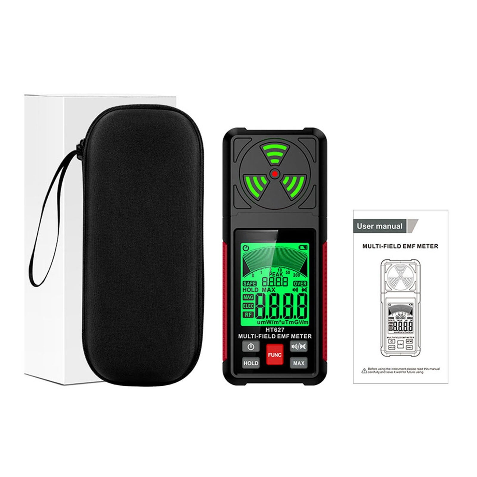 BAMILL HT627 RadiationDetector Multi-Field EMF Meter Electromagnetic Radiation Detector