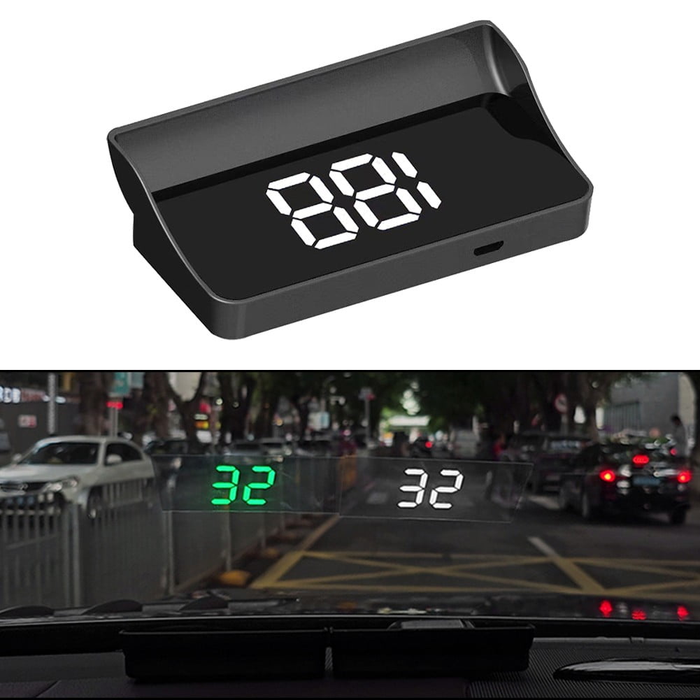 BAMILL HUD GPS Head Up Display Speedometer Odometer Car Digital Speed MPH Universal