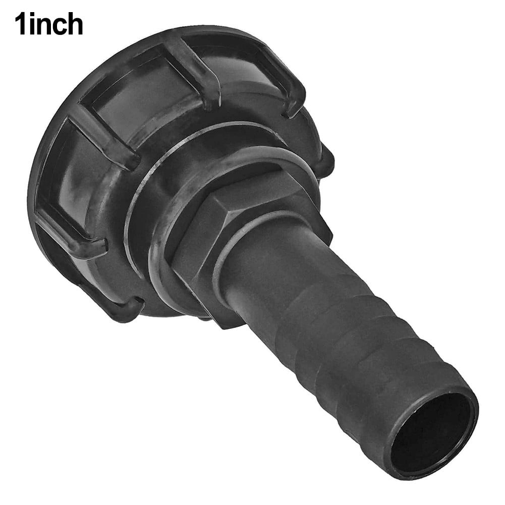 BAMILL IBC Container Cap S60x6 Hose Barb 1 Inch Water Tank Garden Hose