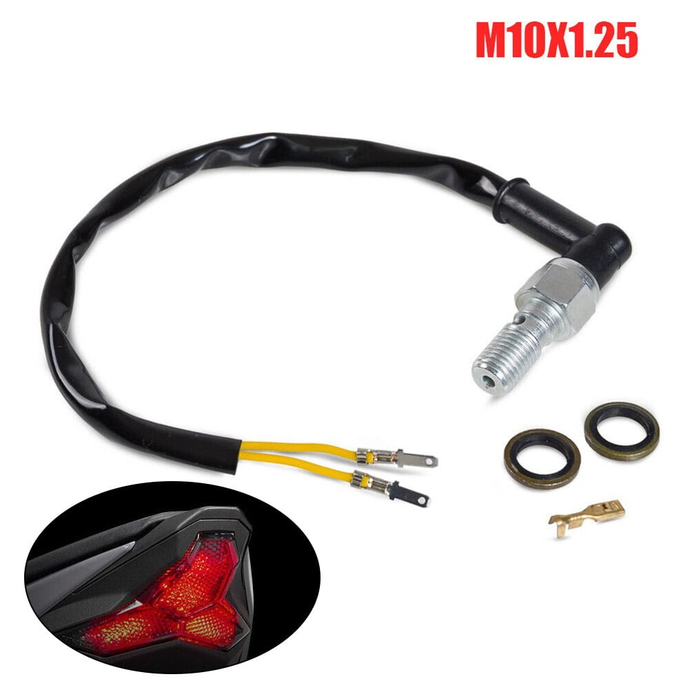M10 X 1.25mm Motorcycle Rear Hydraulic Pressure Brake Light Switch Banjo Bolt – Buy The Best Products In The Ayzeze Online Store - Foto 8