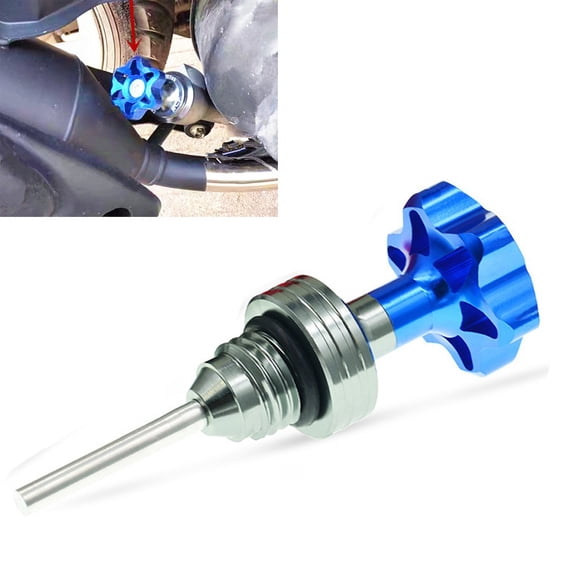 BAMILL Scooter Motorcycle Engine Oil Dipstick Cap Plug Engine Crankcase Oil Level Gauge