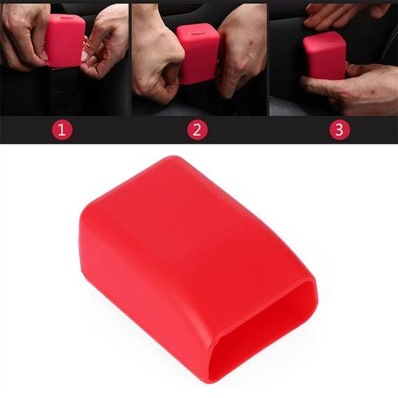 BAMILL Seat Belt Buckle Protective Cover Silicone Universal Car Anti Scratch Dust Case
