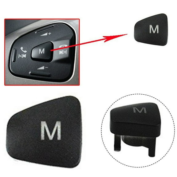 BAMILL Steering Wheel Buttons Audio Volume M Button For Ford Escort Fiesta ST Ecosport