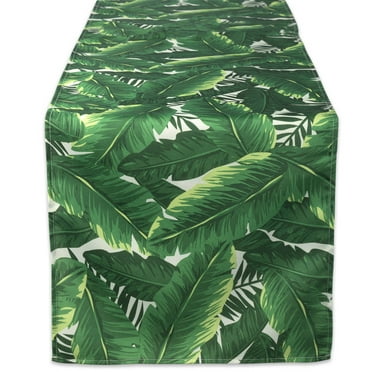 BANANA LEAF OUTDOOR TABLE RUNNER 14x72
