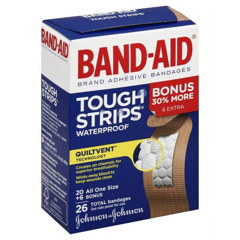TOUGH-STRIPS® Finger Care Bandages, 15 count