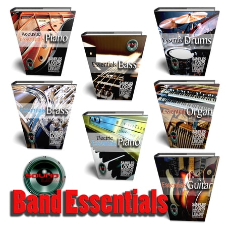 BAND Essentials MEGA Bundle - 7 Large Essential WAVE Samples/Loop Libraries. Download only!