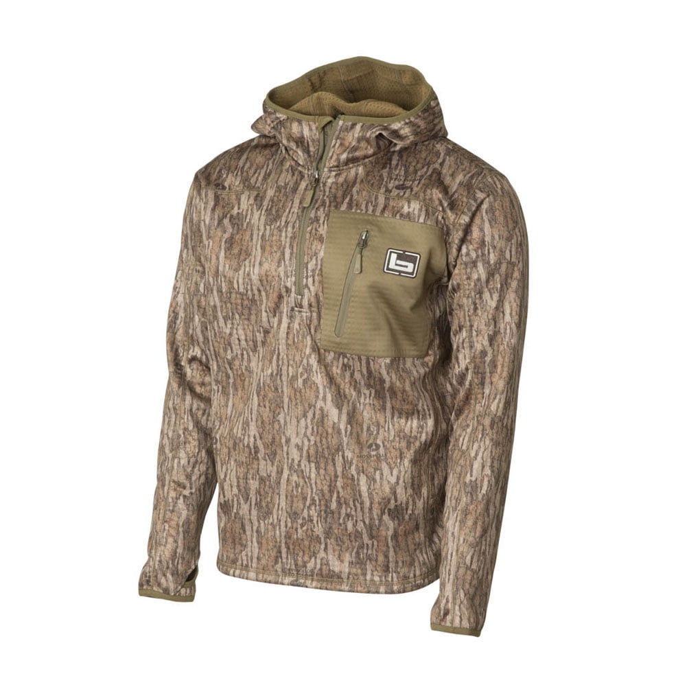 Banded hooded pullover online