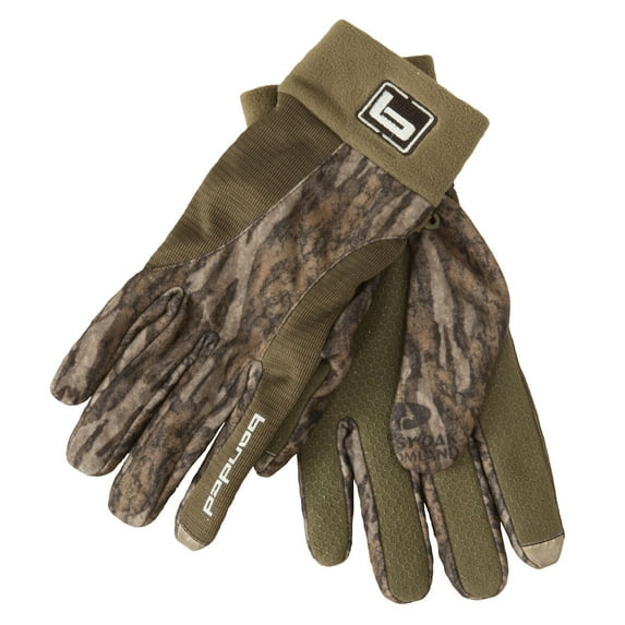 Banded Tec Fleece Glove Bottomland in size Medium