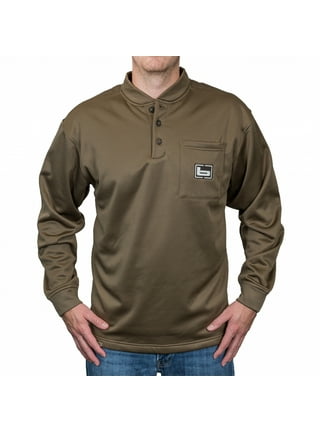Fleece henley shirts discount