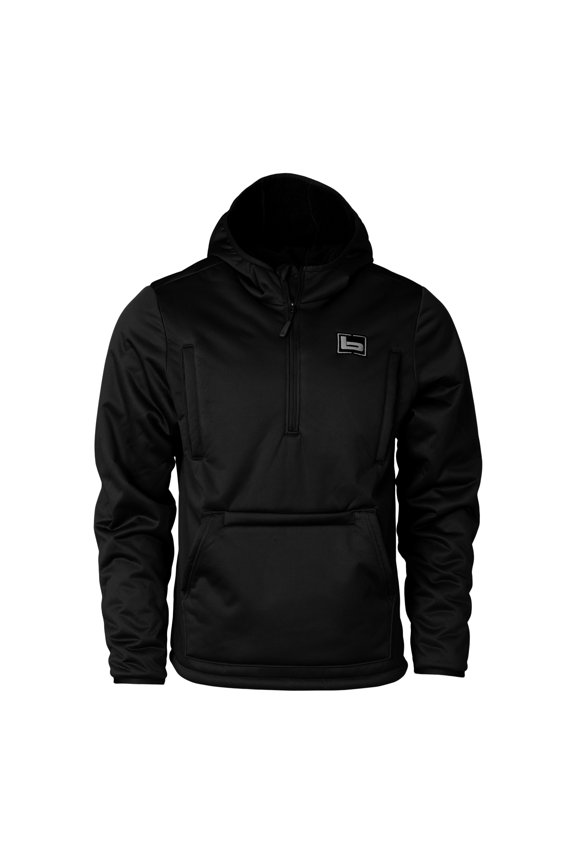 Fanatech Softshell 1/2 Zip Hoodie, Color: Black, Size: XL