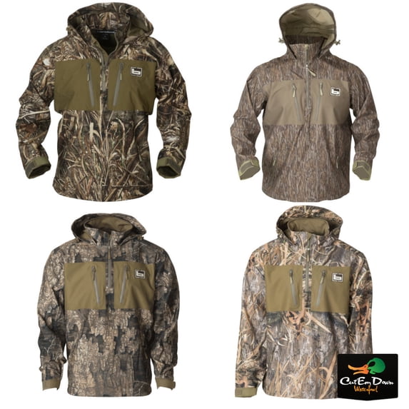 Banded Waterproof 1/4 Zip Hooded Pullover
