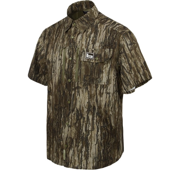 BANDED Men's Badlander Lightweight Short Sleeve Hunting Shirt, Color: Legacy, Size: XL