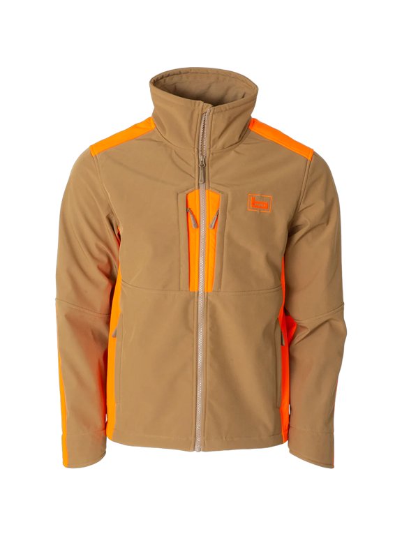 Men's WindGuard Softshell Jacket, Color: Blaze, Size: L