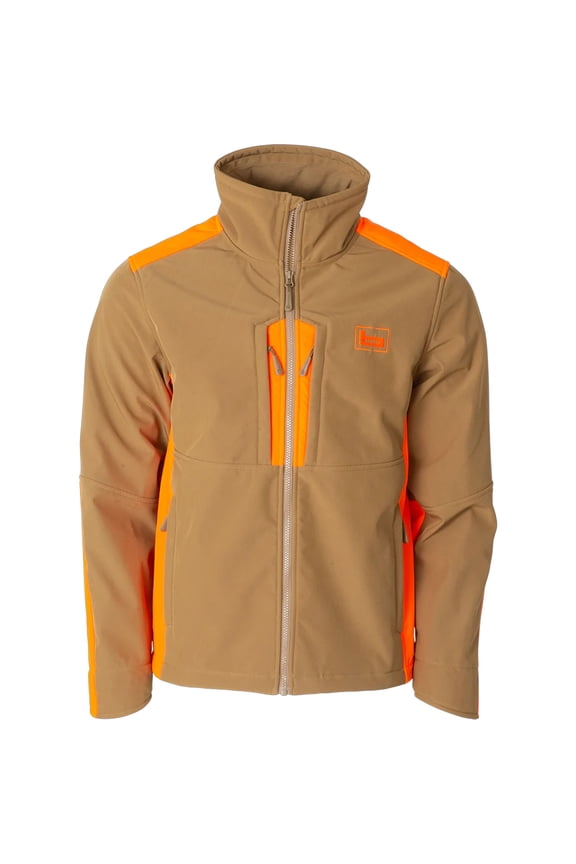 Men's WindGuard Softshell Jacket, Color: Blaze, Size: L