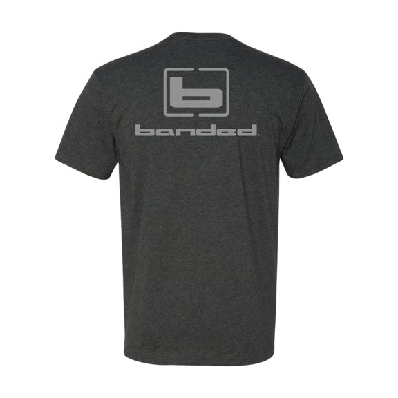 Banded Banded Signature Logo T-Shirt Charcoal in size Large