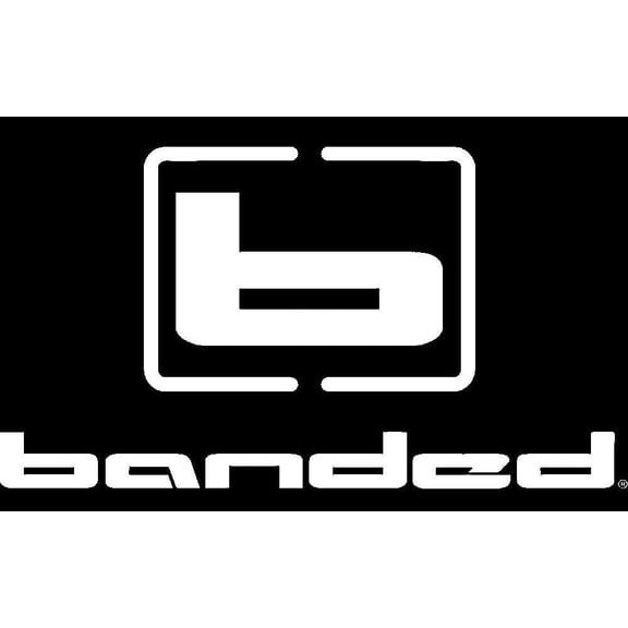 BANDED b LOGO DIE CUT VINYL WINDOW DECAL