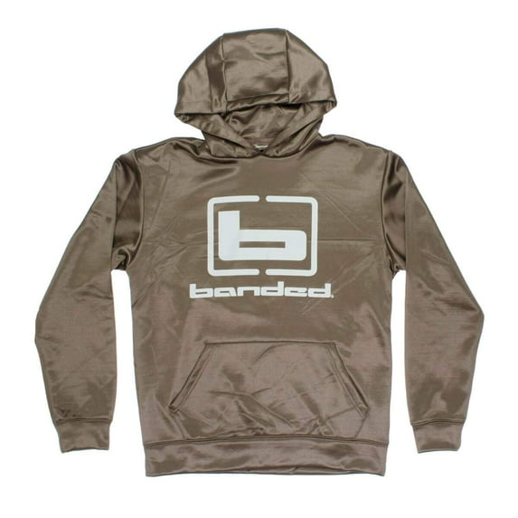 BANDED b Logo Hoodie, Color: Brown, Size: 3XL (B1050004-BB-3XL)