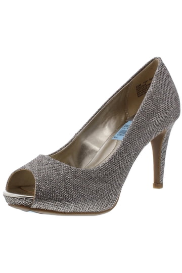 bandolino silver dress shoes Metallic Silver Bandolino Slippers Shoes Size 7.5