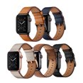 thumbnail image 1 of BANDOVA 5Pack Premium Leather Band Compatible with Apple Watch 38/40/41/42mm(Series 11/10), Classic Business Replacement Strap for Women Men, 1 of 7