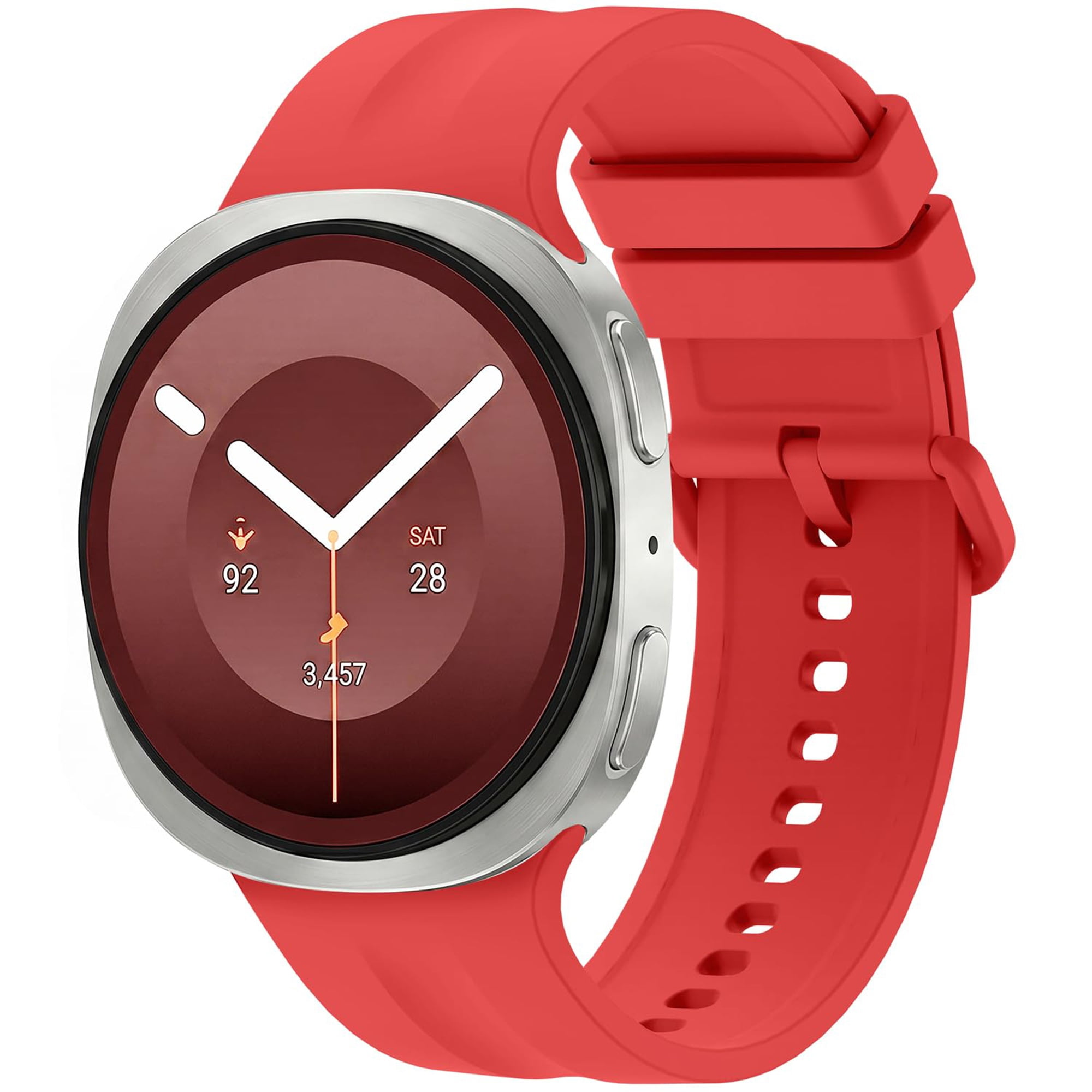 BANDOVA No-Gap Silicone Sport Band, Waterproof Strap Compatible with ...