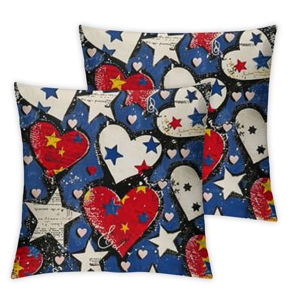 BANET 2 Pack Pillow Covers Throw Pillow Case Decor Cushion Case for Home Couch Sofa Bed 12x12in