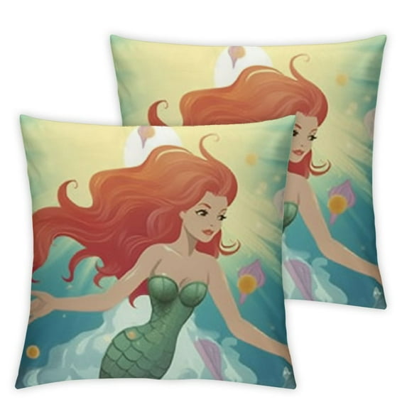BANET 2 Pack Reversible Pillowcases - Double Sided Pillow Covers, Kids Super Soft Bedding 22x22in