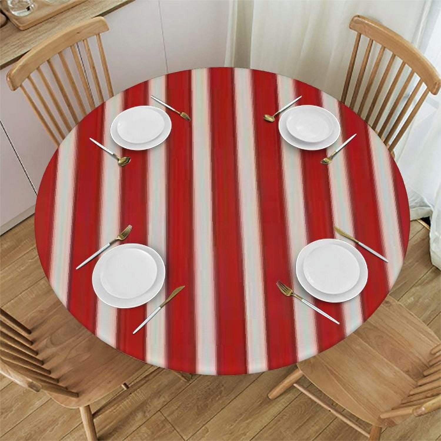 BANET 4th of July Tablecloth Round , Independence Day American Flag ...