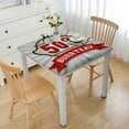 thumbnail image 1 of BANET 50th Birthday Tablecloth, in Old Fashioned Design, Dining Room Kitchen Rectangular Table Cover White, 1 of 7