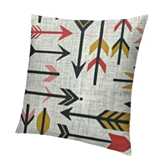 BANET Arrows Throw Pillow Cushion Cover, Arrows Aztec Najavo Inspired , Decorative Square Accent Pillow Case 18x18in