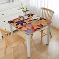 thumbnail image 1 of BANET Autumn Prints Square Tablecloth Washable Polyester Table Cloth for Square Tables Waterproof Wrinkle Free Stain Resistant Table Cover for Kitchen Dining Room white, 1 of 8