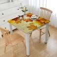 thumbnail image 1 of BANET Autumn Theme Square Tablecloth,Stain Wrinkle Resistant Reusable Washable Print,for Kitchen Party Wedding white, 1 of 8