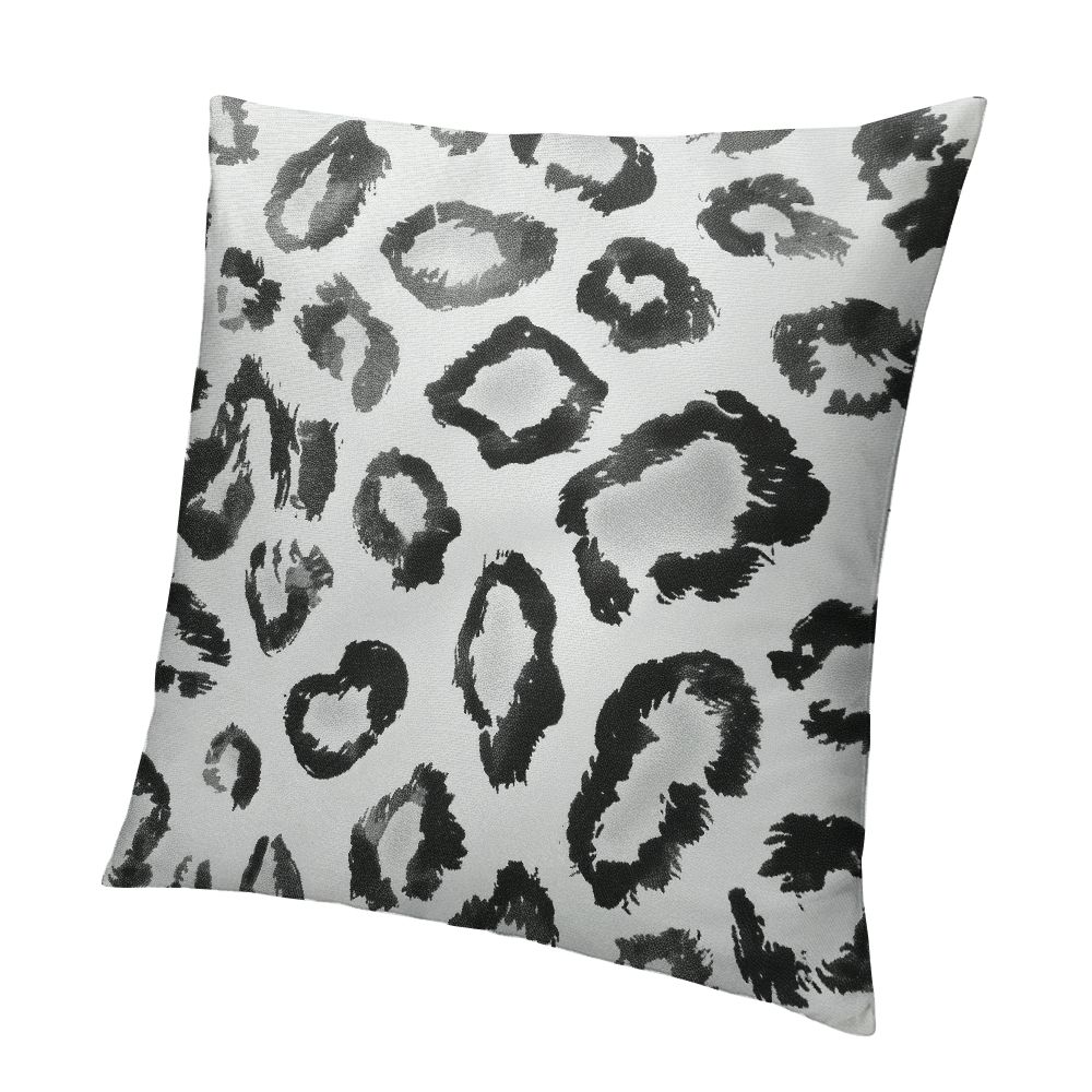 BANET Bedroom Custom Decor Leopard Print Pattern Black Watercolor Hand ...