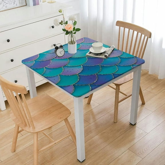 BANET Birthday Party Favors Tablecloth Rectangle Table Cloth Square Table Cover for Kids Girls Party Decorations () white