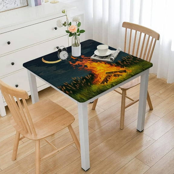 BANET Birthday Party Supplies Camping Adventure Decoration Includes Tablecloth Plates Napkins for Forest Themed Birthday Baby Shower Decor White