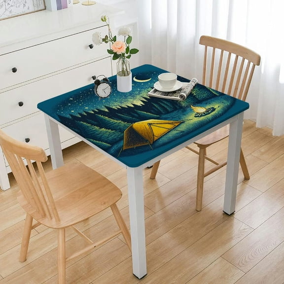 BANET Birthday Party Supplies Camping Adventure Decoration Party Favors Includes Tablecloth Plates Napkins for Forest Themed Birthday Baby Shower Decor White