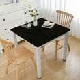 thumbnail image 1 of BANET  Black Tablecloth Vinyl Tablecloth with Flannel Backing Square Table Cloth Stain-Resistant Table Cover for Home Dining and Outdoor  white, 1 of 7