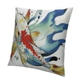 thumbnail image 1 of BANET Black and White Throw Pillow Cushion Cover, Fantasy Theme Mythological Seahorse Pattern Design Print, Decorative Square Accent Pillow Case 24x24in, 1 of 5