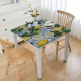thumbnail image 1 of BANET Blue Tile Tablecloth Waterproof for Rectangle/Square Tablecloth , Lemon Floral Table Cloth Cover for Fall Christmas white, 1 of 8
