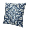 thumbnail image 1 of BANET Blue White Pillow Covers , Persian Carpet Design Decorative Throw Pillows Farmhouse Cushion Pillow Covers for Sofa Couch Outdoor Decor White, 1 of 5