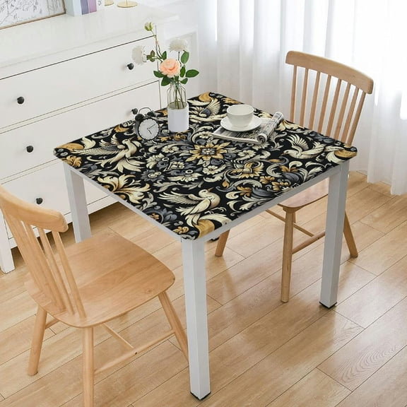 BANET Bohemia William Morris Tablecloth, Retro Original Design Print Table Cover for Home Picnic Party Dining Room Kitchen Decor White