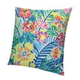 thumbnail image 1 of BANET  Bright Floral Indoor/Outdoor Accent Throw Pillowcase, Plush Fill, Weather, and Fade Resistant  22x22in, 1 of 5