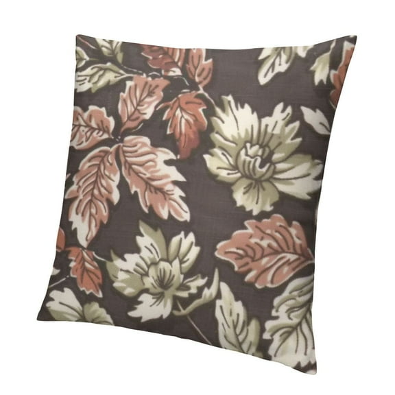 BANET Burgundy Beige Daisy Floral Pillow Covers Decorative Pillow Cases Block Print Throw Pillows Farmhouse Decor For Sofa Couch Porch Bed Cushion Outdoor White