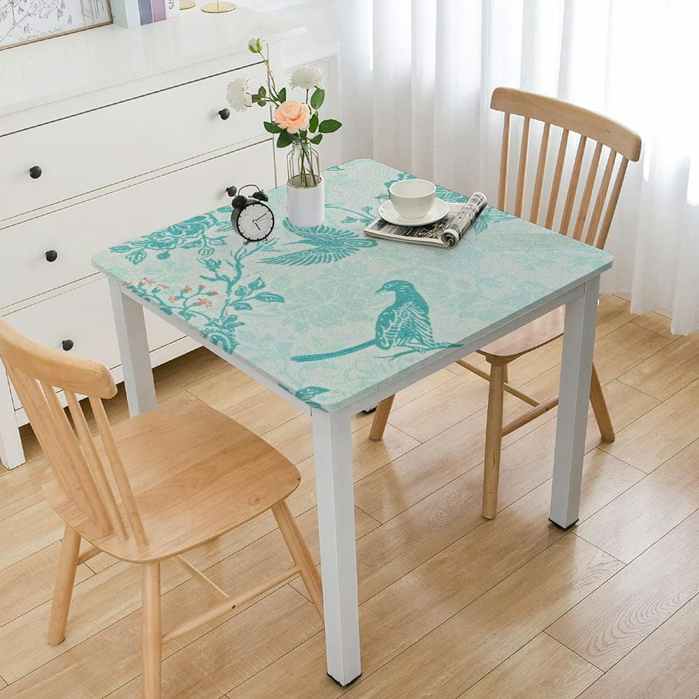 C&F Cotton Table Topper. Cover Square Washable Cotton for Kitchen Dining Spring Everyday